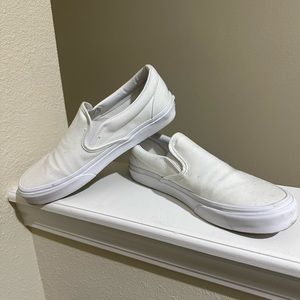 White Women’s Van’s Slip-On